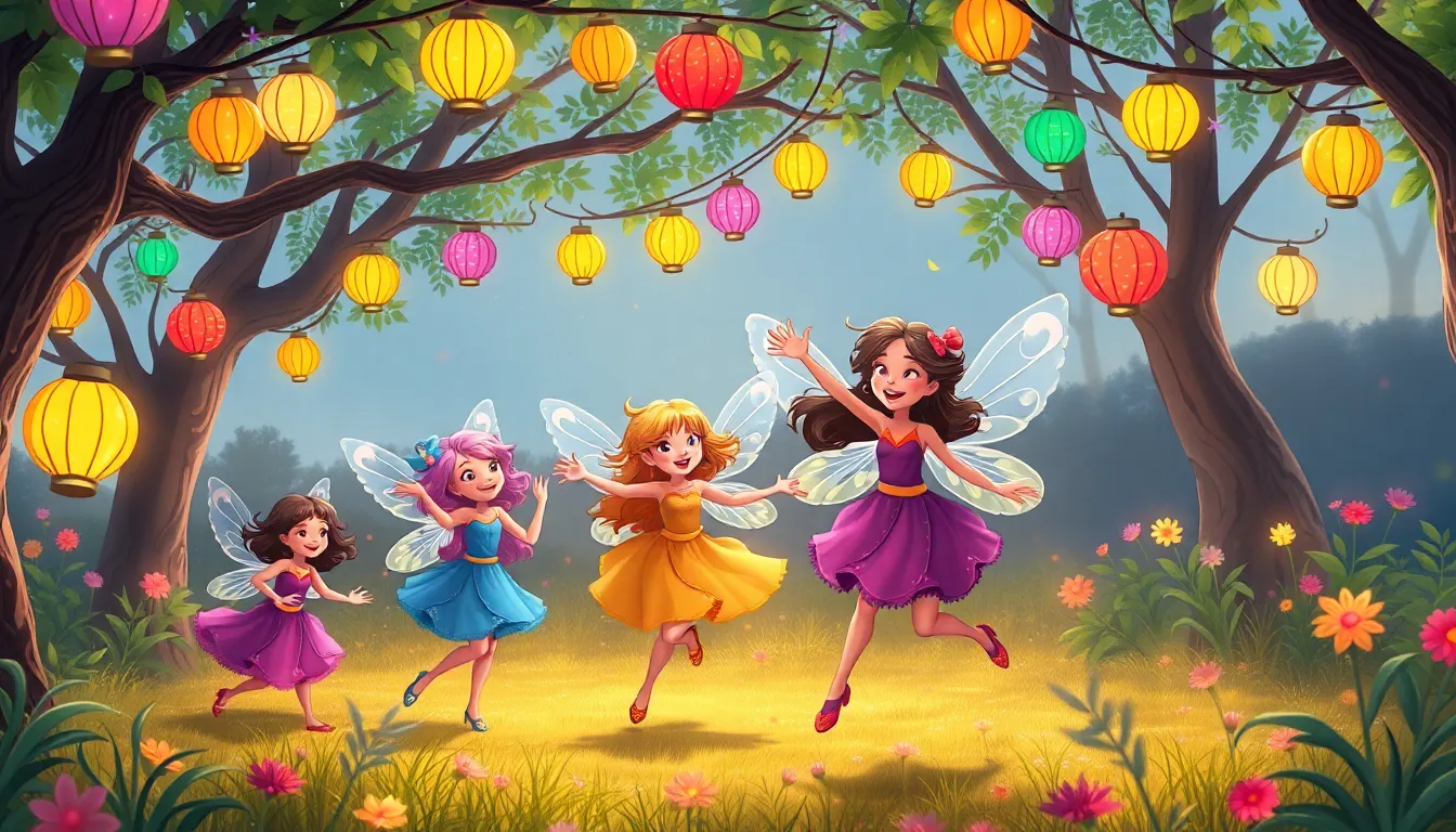 Les Lutins Endormis de la Forêt 7 Illustration de La Fête de la Joie