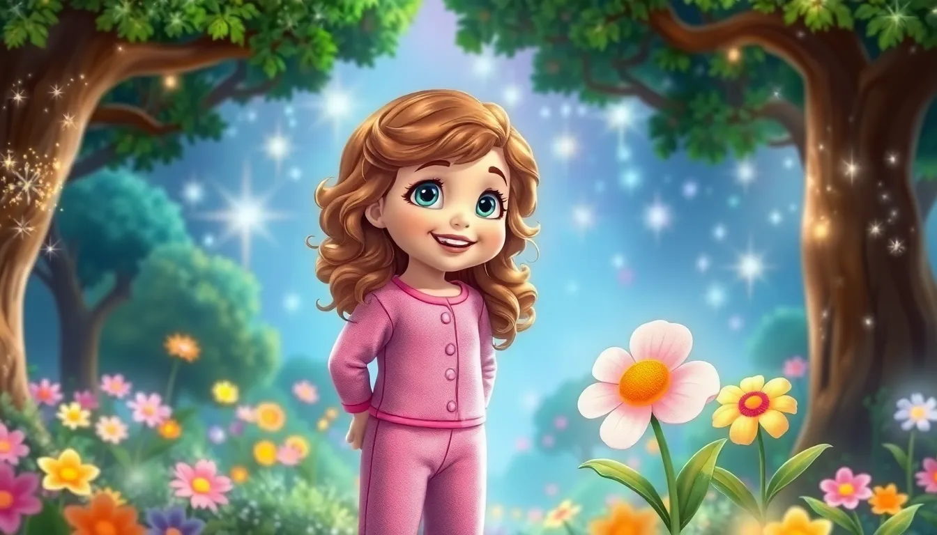 La Forêt des Rêves de Zoe 2 Illustration de La Découverte de la Forêt des Rêves