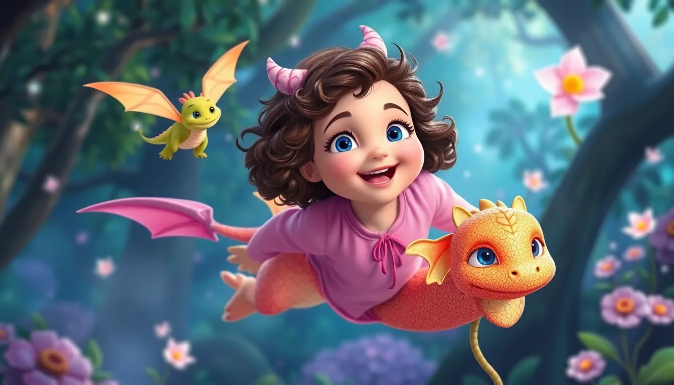 La Forêt des Rêves de Zoe 3 Illustration des Créatures Magiques