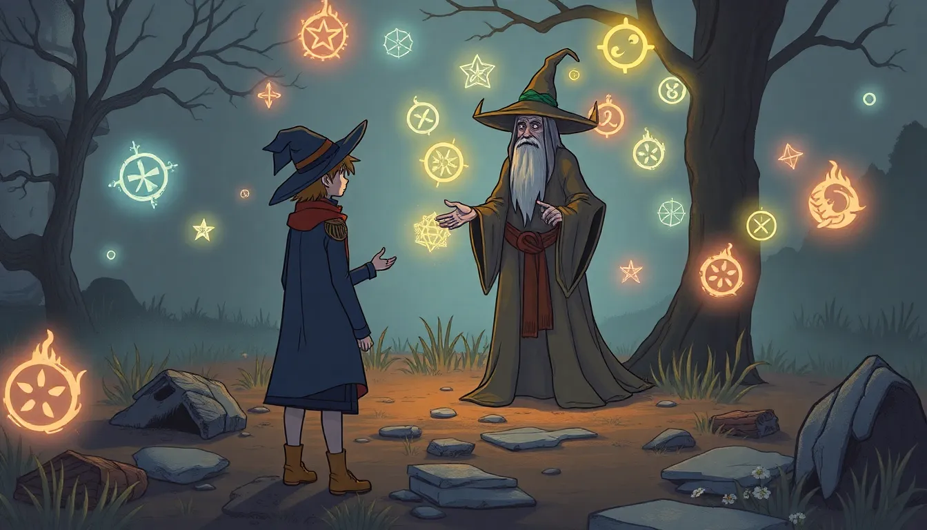 Lucas et le Dragon Amical 4 Illustration des Énigmes de la Sorcière