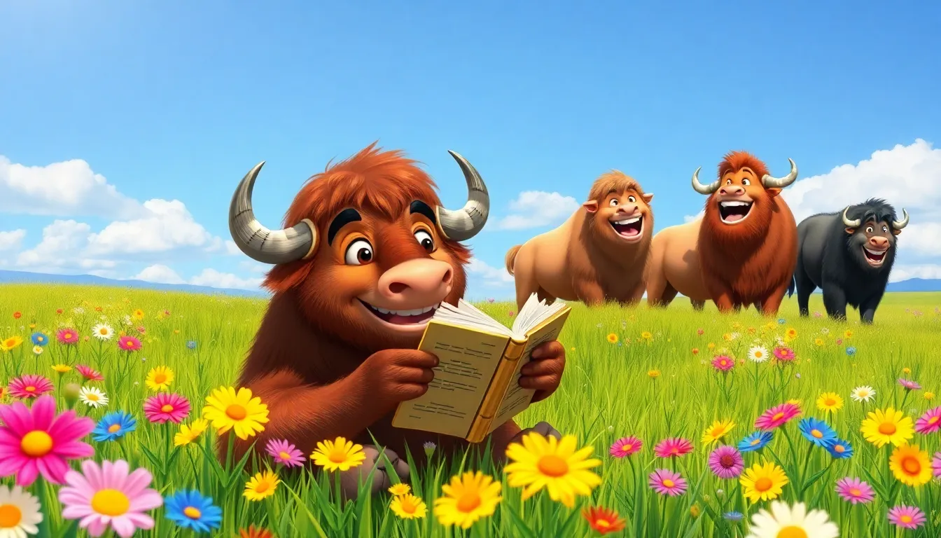 Les Blagues de Benny le Bison 1 Illustration de La Découverte des Blagues