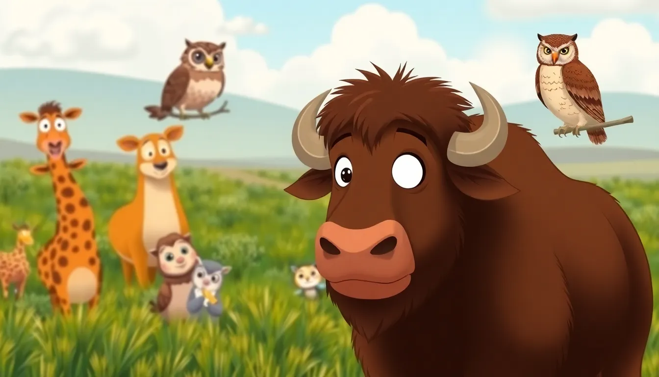 Les Blagues de Benny le Bison 2 Illustration du Concours de Blagues