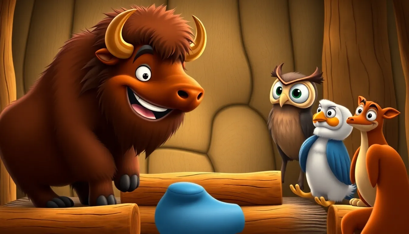 Les Blagues de Benny le Bison 3 Illustration des Blagues de Benny