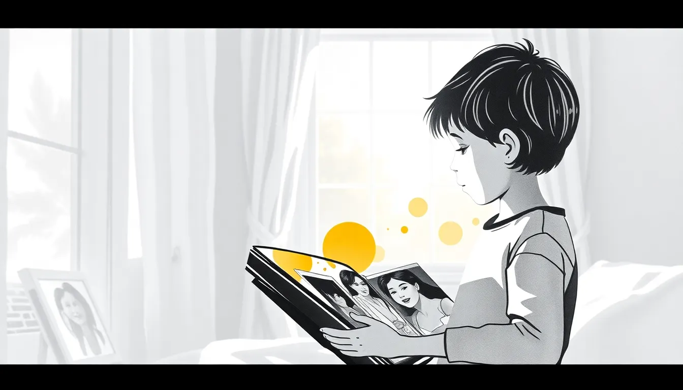 Les Étoiles de ma Maman : Un Hommage d'Amour en ce Jour Spécial 1 Illustration de Le Jour de Ta Naissance