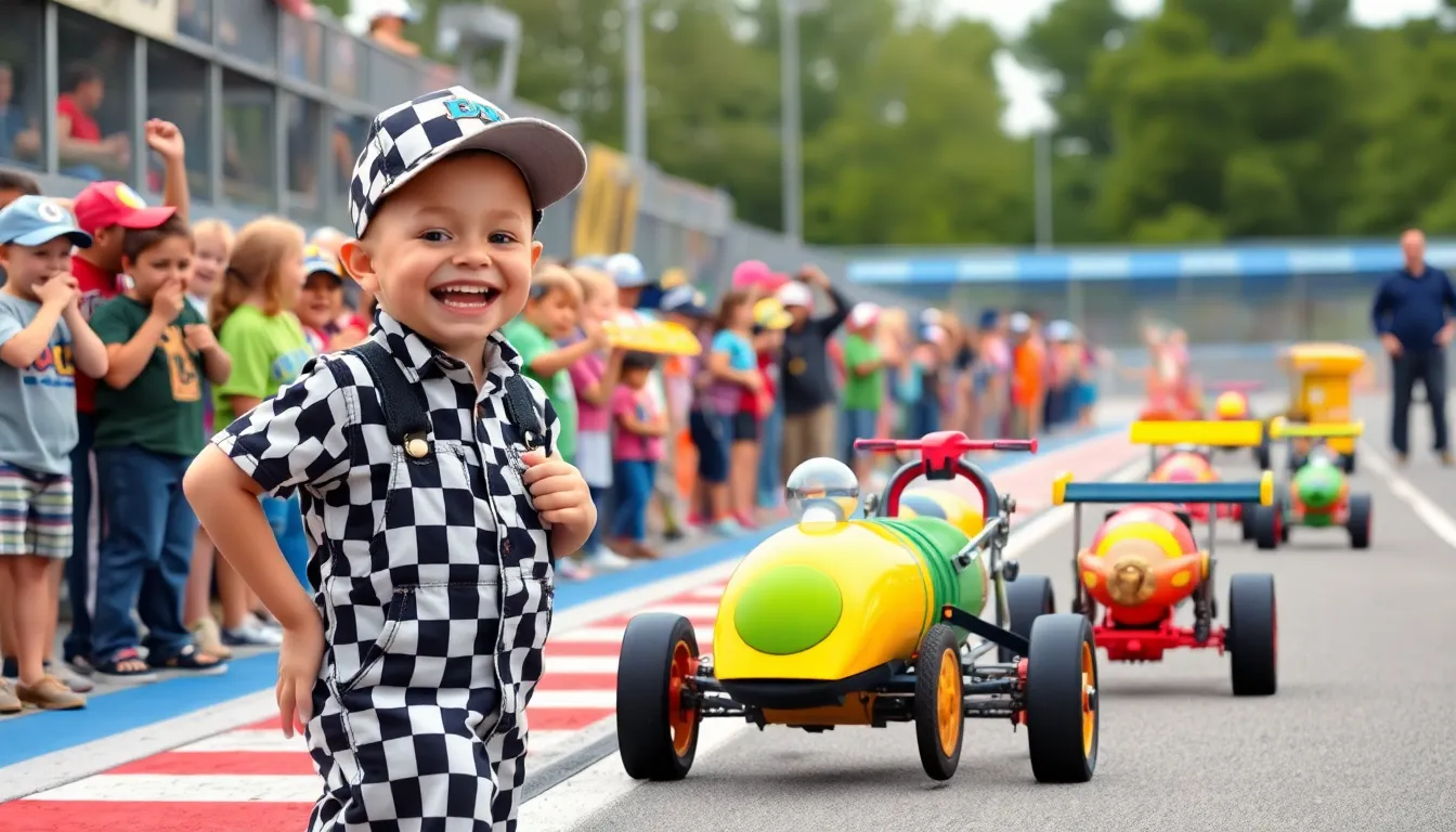 Bobby le Bricoleur et ses Inventions Drôles 4 Illustration de La Course des Inventions