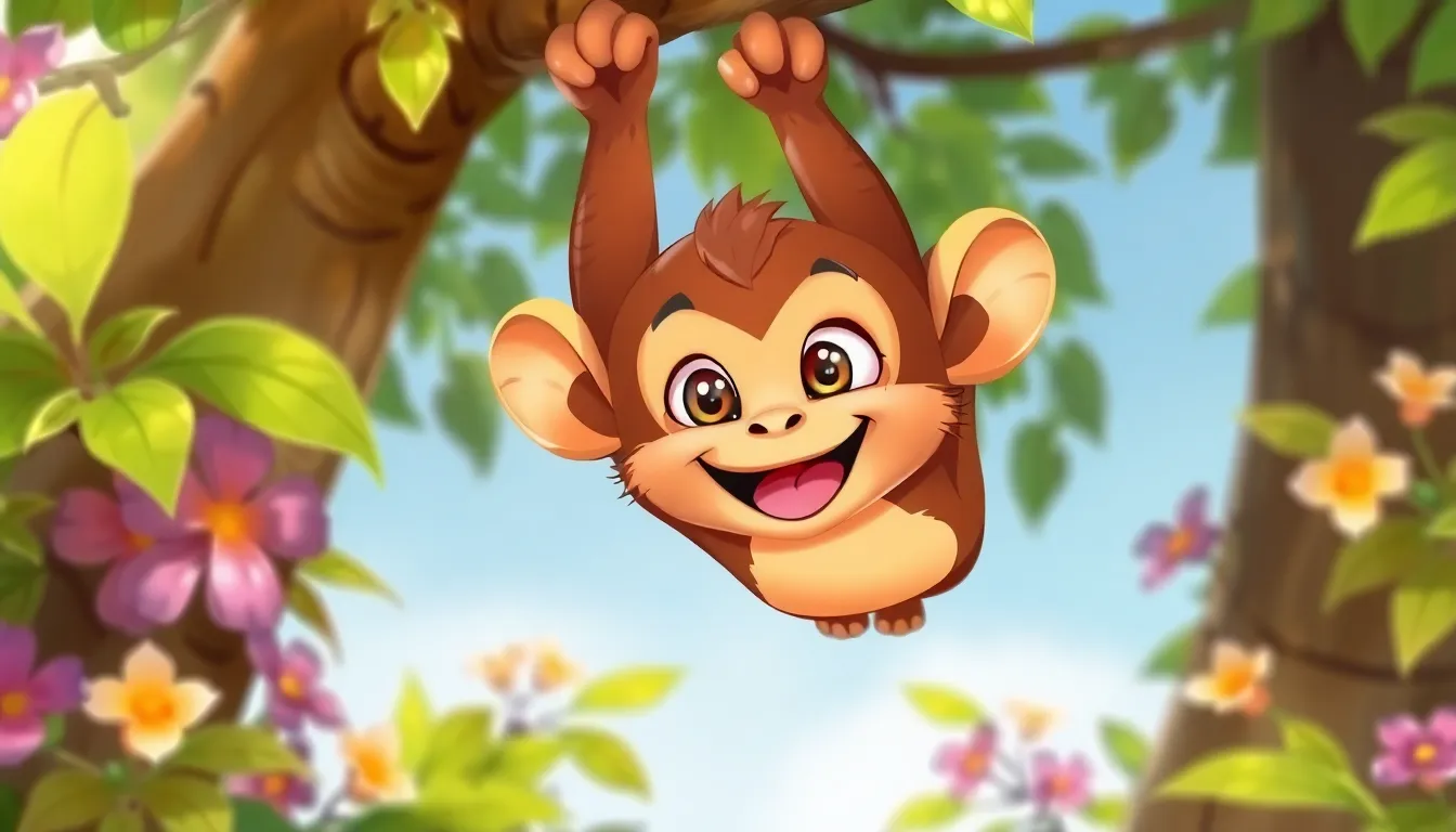 Les Aventures Drôles de Zuzu le Singe 1 Illustration de La Découverte de Zuzu