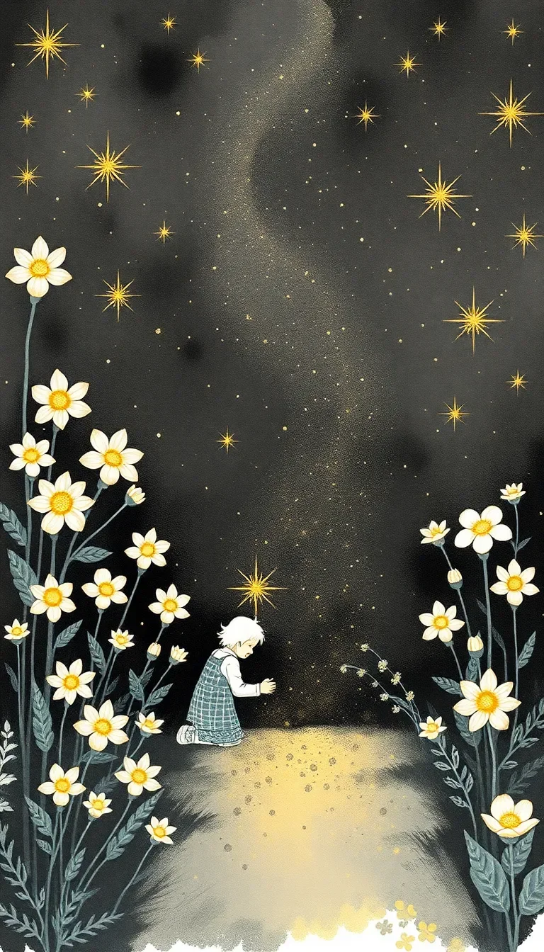 Le Jardin des Étoiles : Magie et lumière dans un monde fantastique