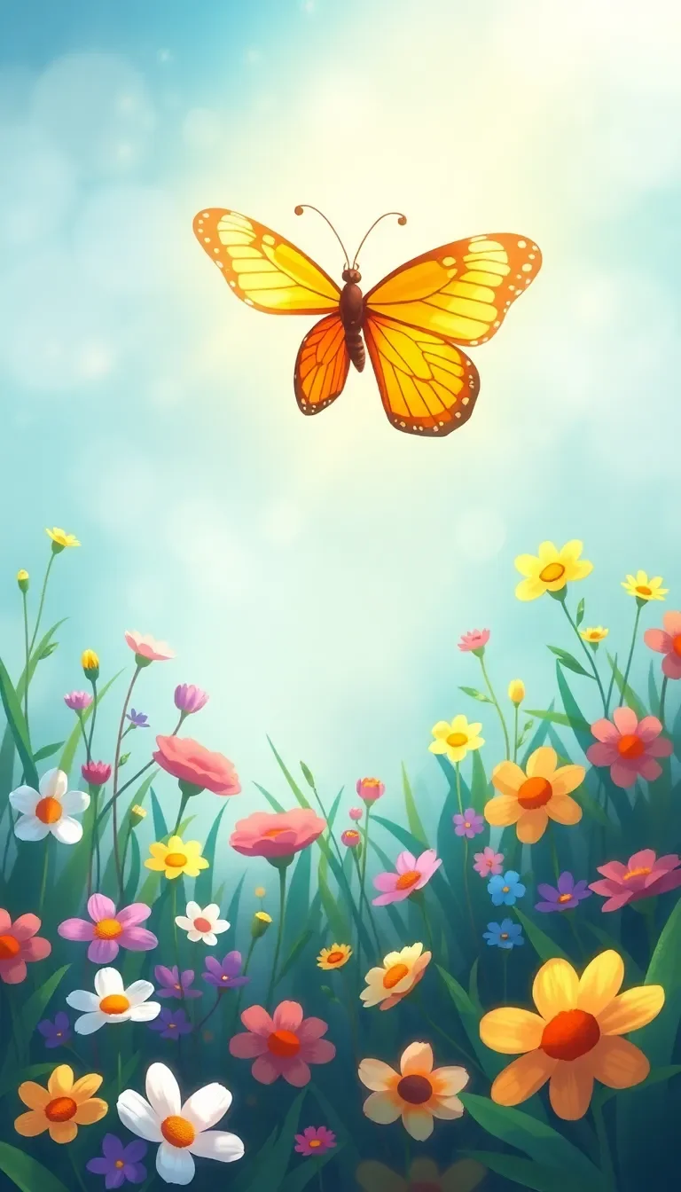 Le Papillon et les Fleurs