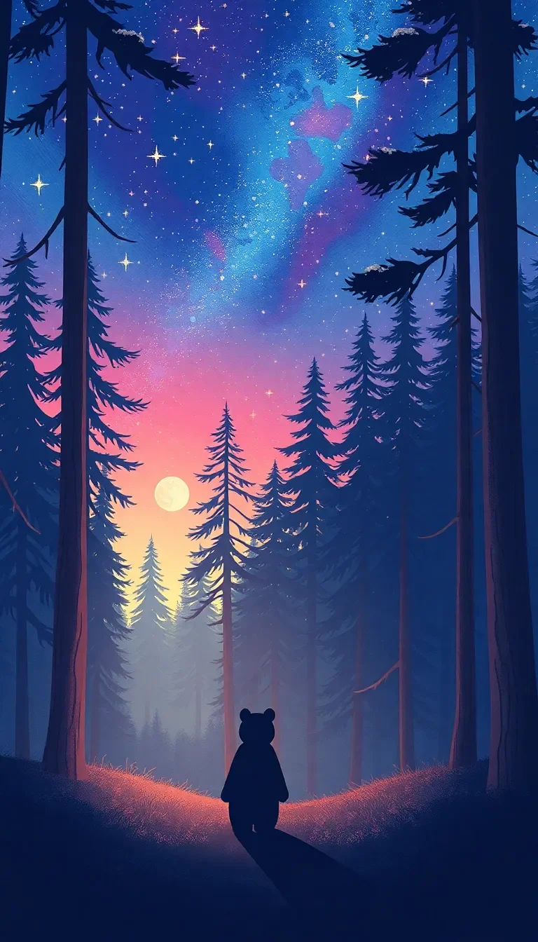 Mia la Petite Ourse et la Nuit Étoilée
