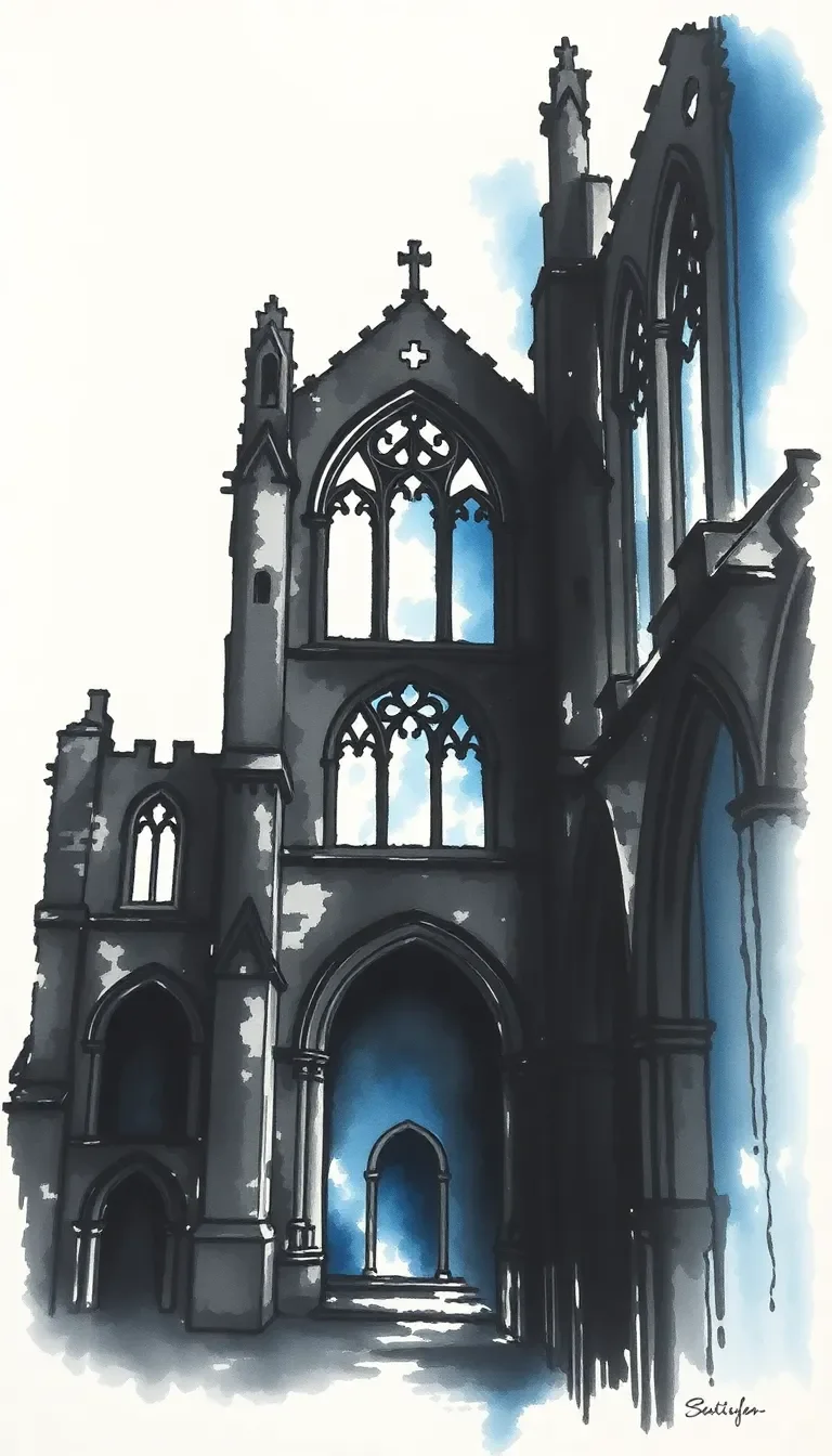 Rêve et réalité sous une cathédrale silencieuse