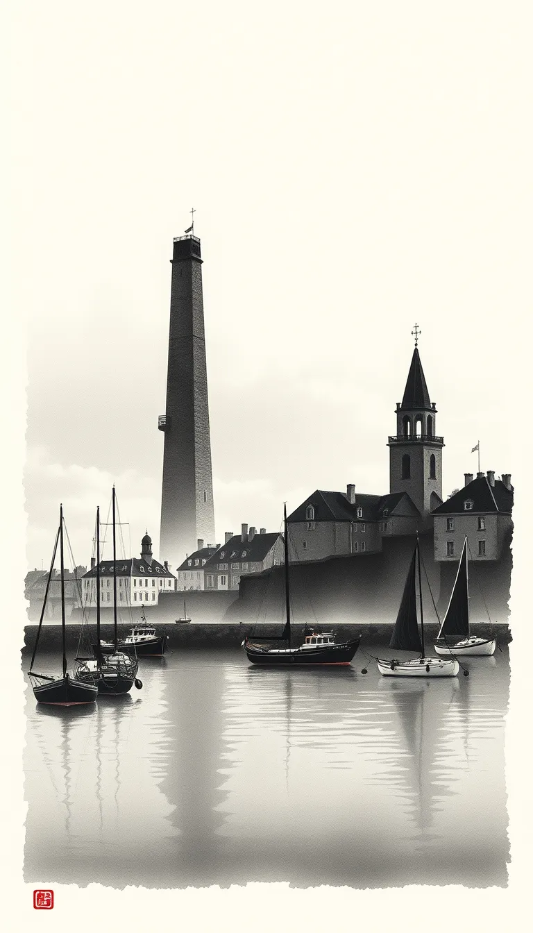 Barfleur : poème en bord de mer entre phare et mémoire