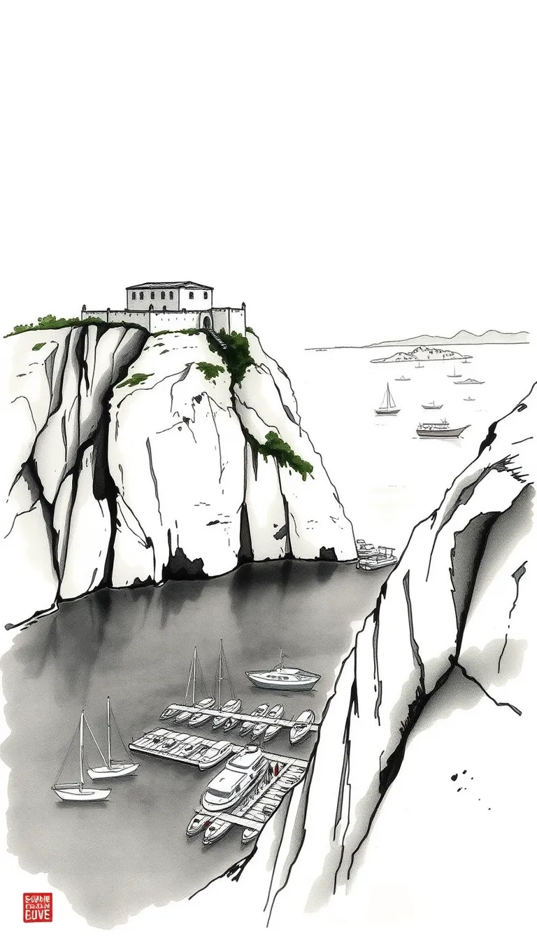 Bonifacio : poème des falaises, de la citadelle et du large