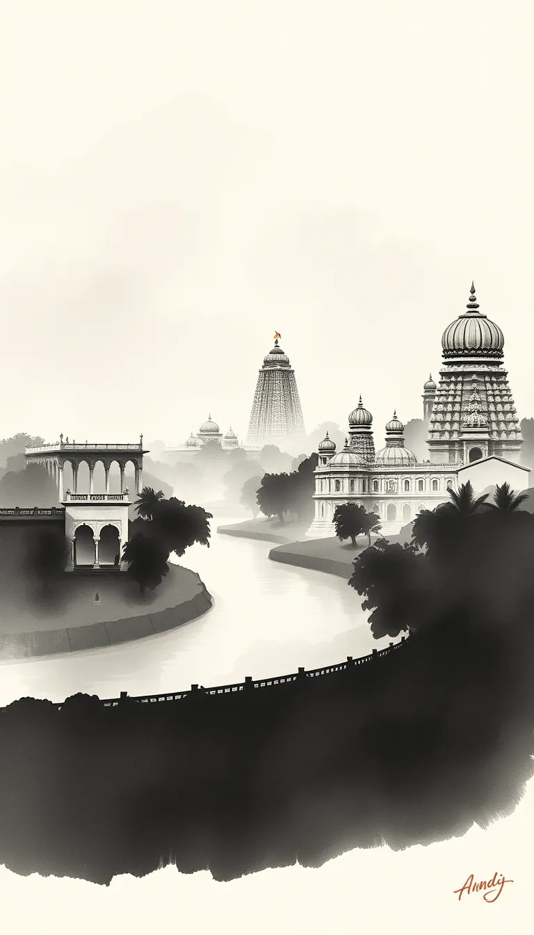 Madurai : poème en hommage à la cité des gopurams