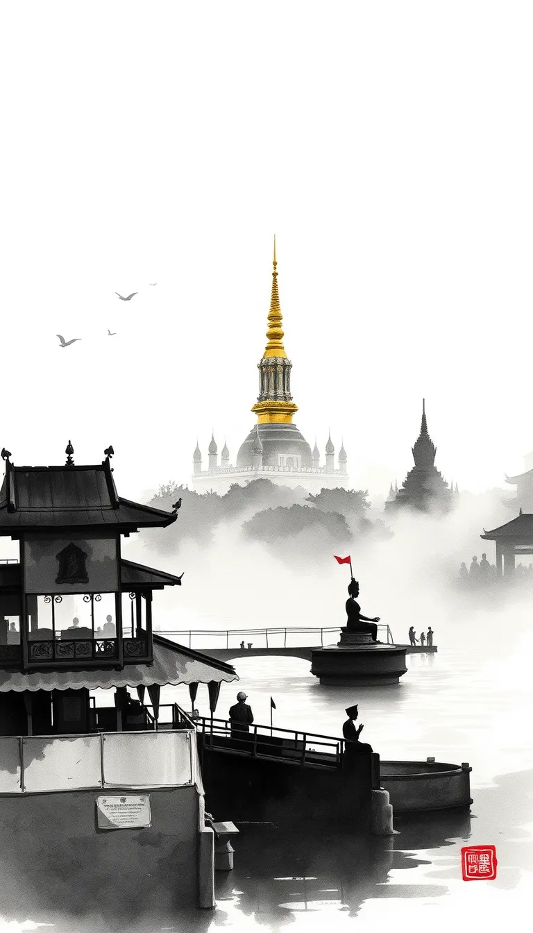 Vientiane : poème en hommage à la cité du Mékong et de ses dorures