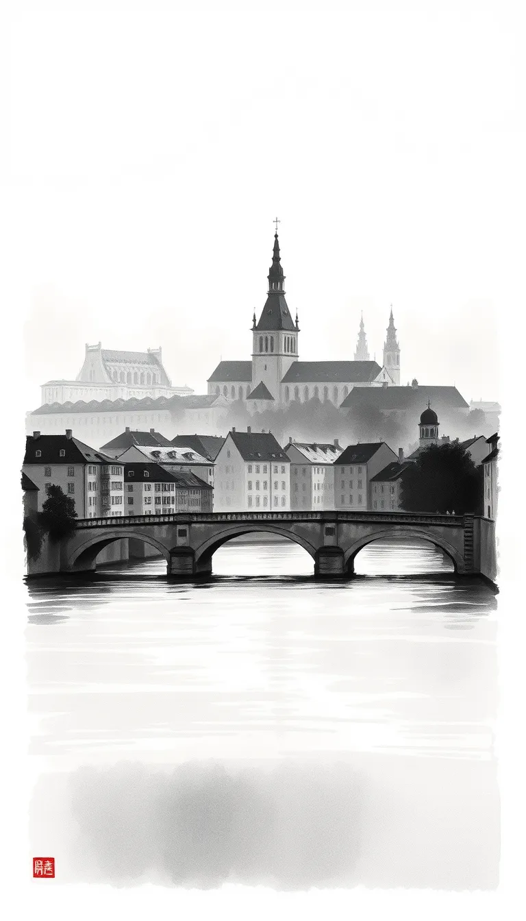 Ratisbonne: poème pour la ville du Danube, des pierres et des clochers