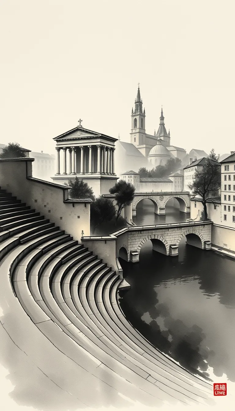 Vienne en vers : poème entre théâtre antique et Rhône