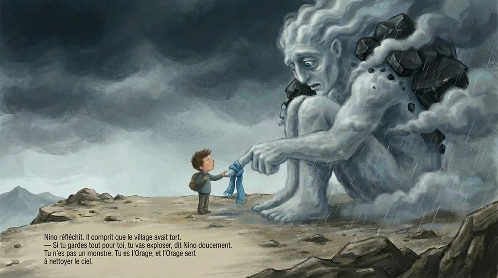 chapitre 7 Le Gardien des Mauvais Temps : Un conte sur l'acceptation des émotions |Conte illustré