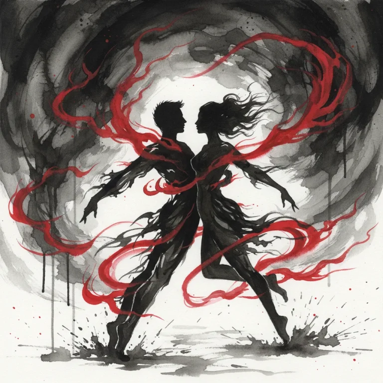 L'Incandescence des Âmes : Poème d'Amour Passionnel