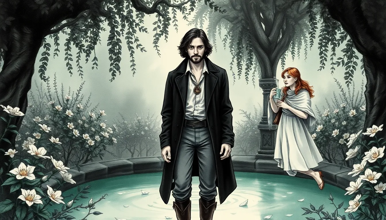 Le Palais des Illusions : Voyage au cœur des désirs perdus 3 Illustration du Jardin des promesses et illusions séduisantes