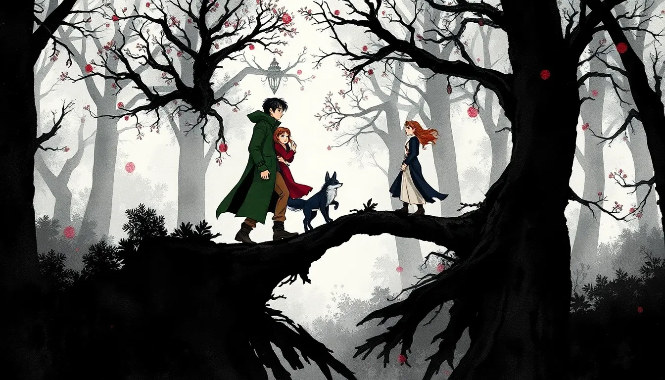 La Forêt des Légendes : Un voyage dans un monde fantastique 4 Illustration de la nuit des voix et de l'appel du courage