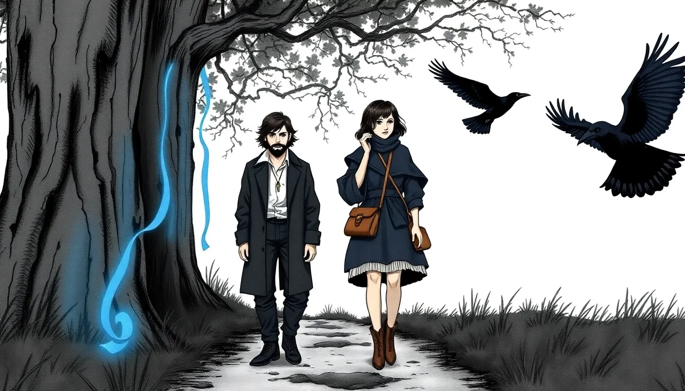 La Forêt des Âmes : Mystères et âmes interconnectées 2 Illustration de Premières Voix et Premiers Souvenirs révélés