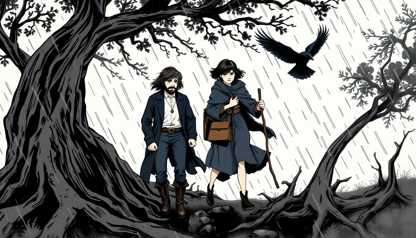 La Forêt des Âmes : Mystères et âmes interconnectées 6 Illustration de Tempête et Épreuves de la Forêt en Colère